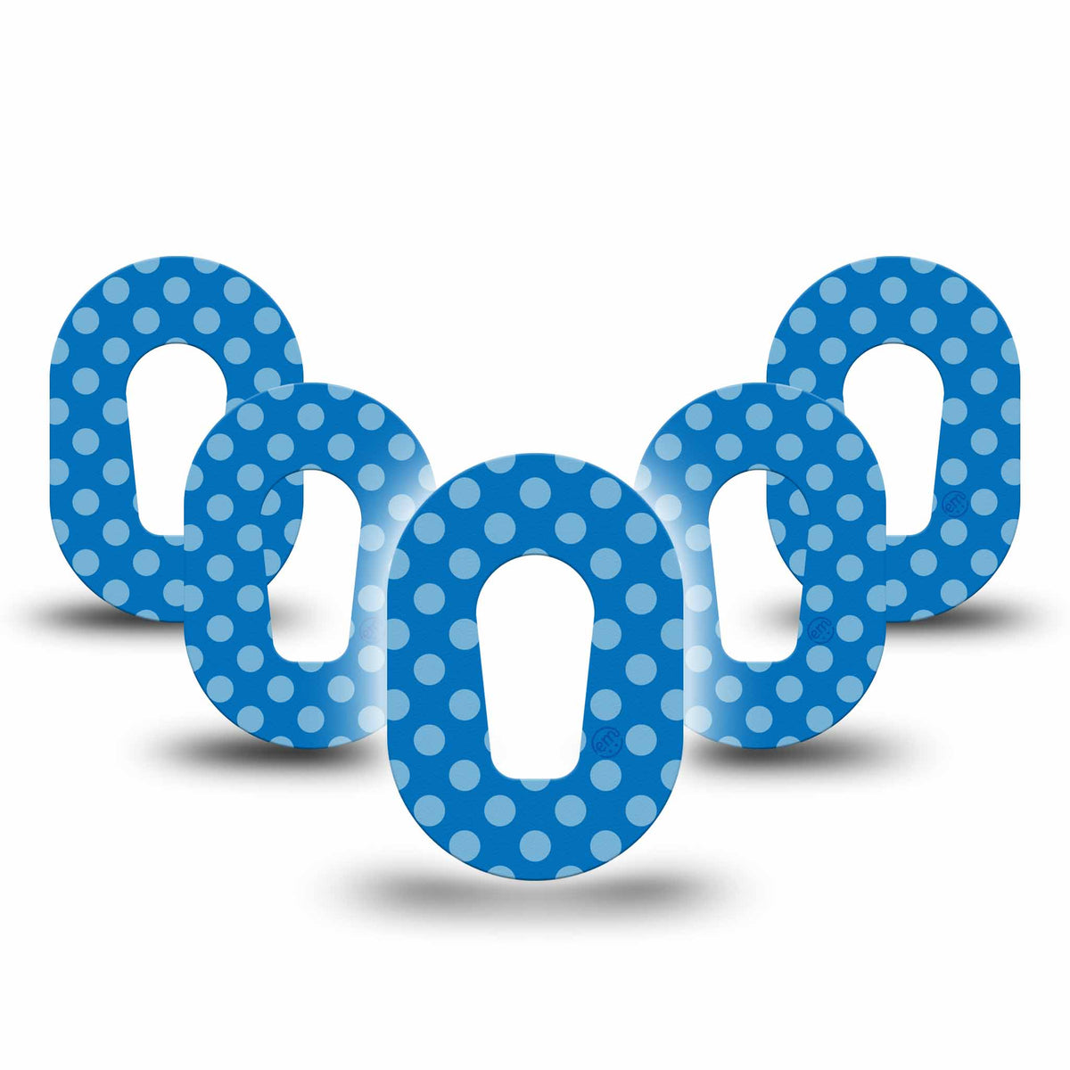 ExpressionMed Mini Blue Polka Dots Adhesive Patch Dexcom G6/One