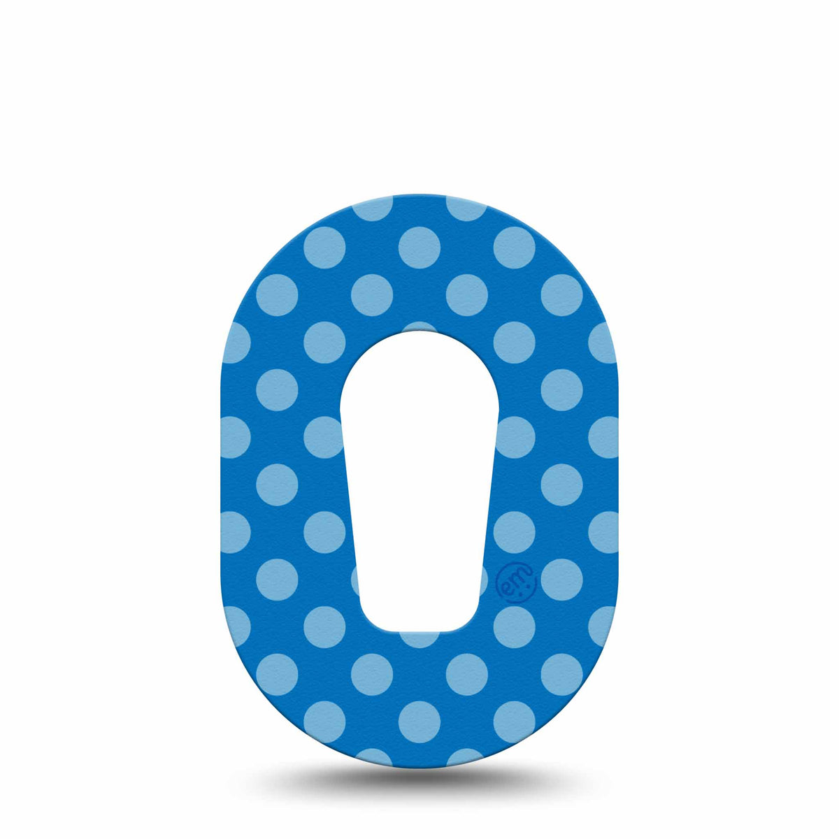 ExpressionMed Mini Blue Polka Dots Adhesive Patch Dexcom G6/One