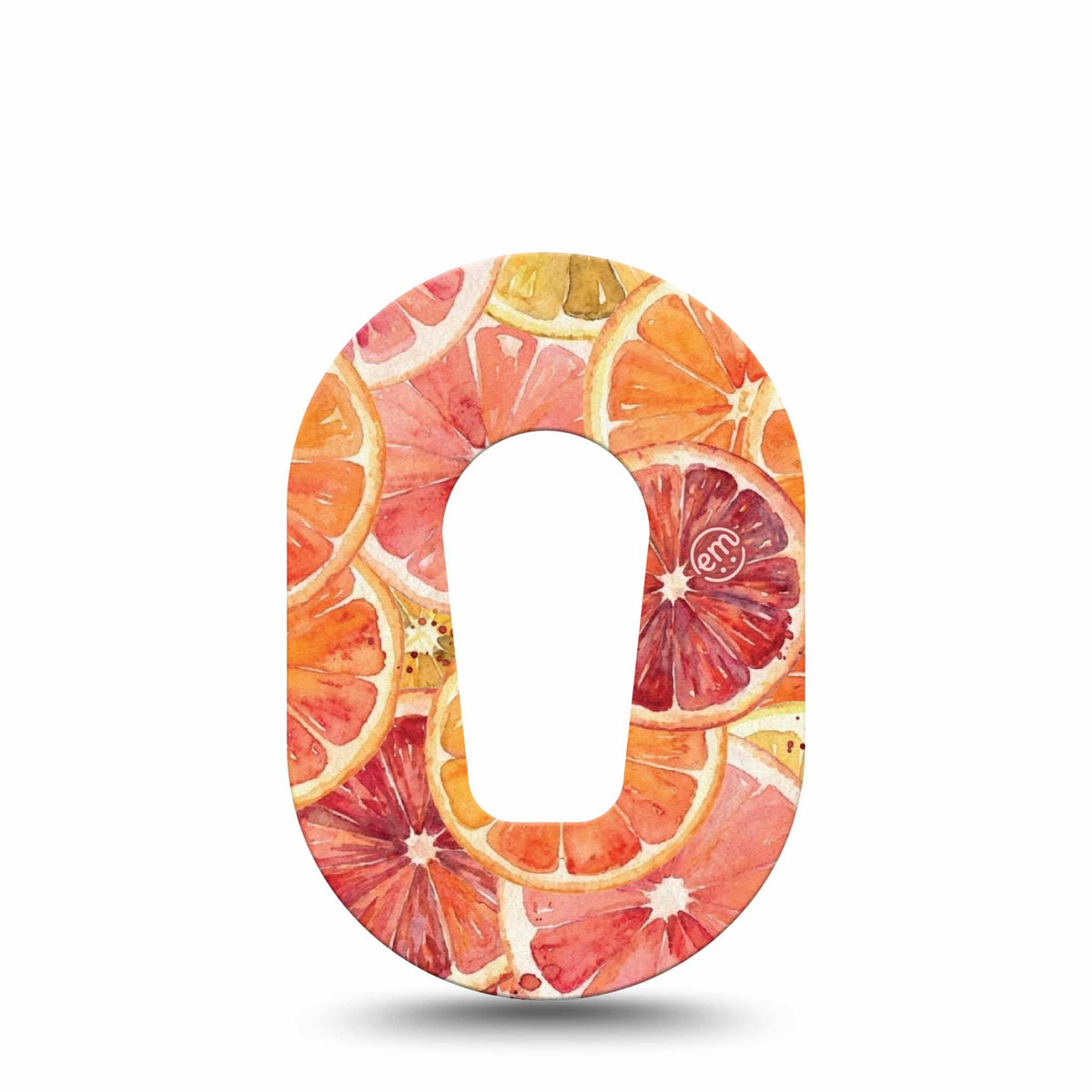 ExpressionMed Mini Oranges Adhesive Patch Dexcom G6/One
