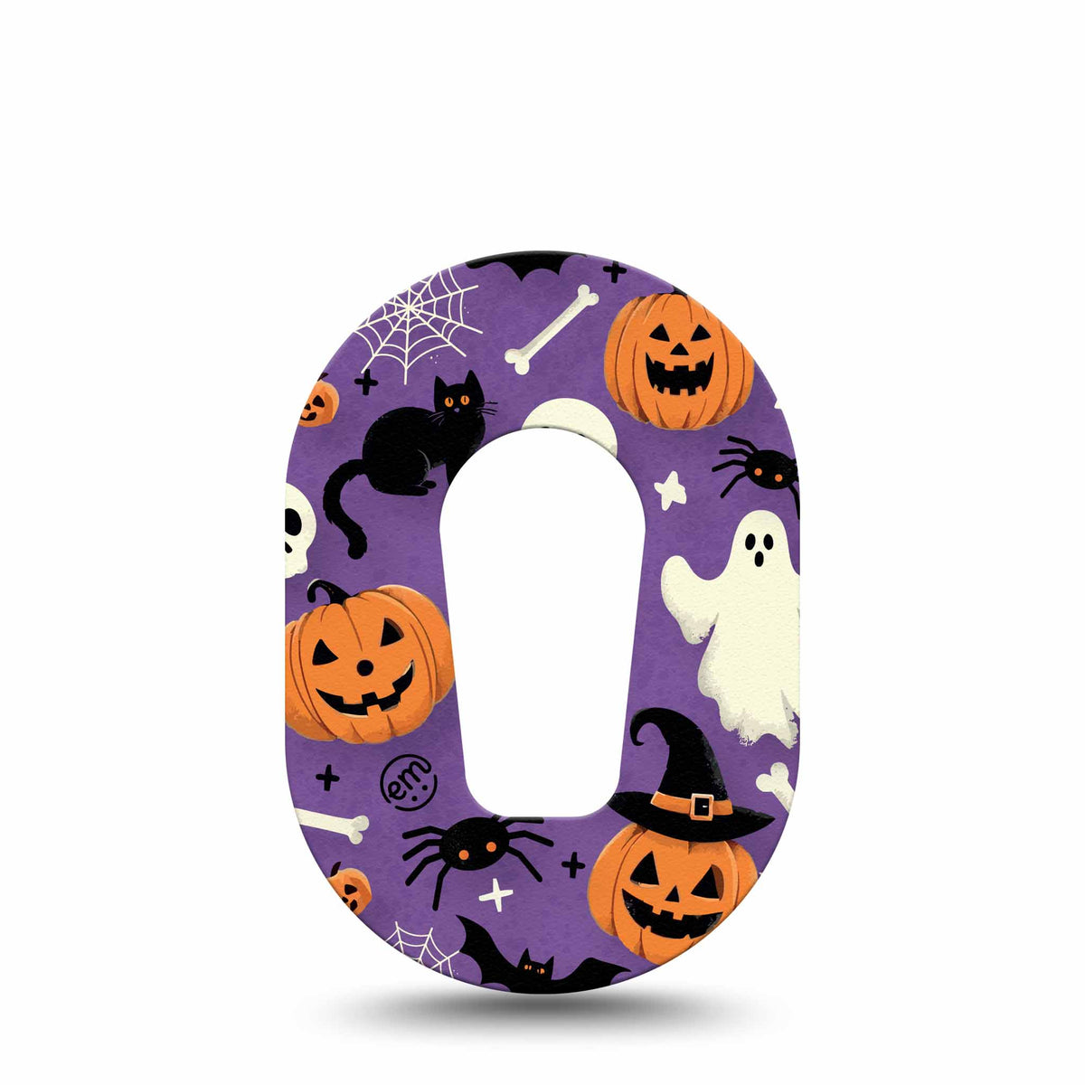 ExpressionMed Mini Happy Halloween Adhesive Patch Dexcom G6/One