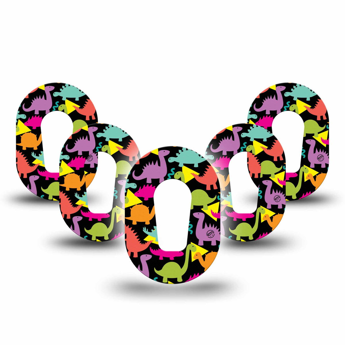 ExpressionMed Mini Delightful Dinos Adhesive Patch Dexcom G6/One