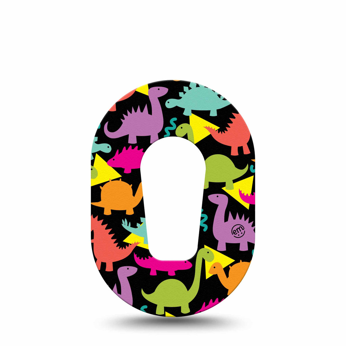 ExpressionMed Mini Delightful Dinos Adhesive Patch Dexcom G6/One