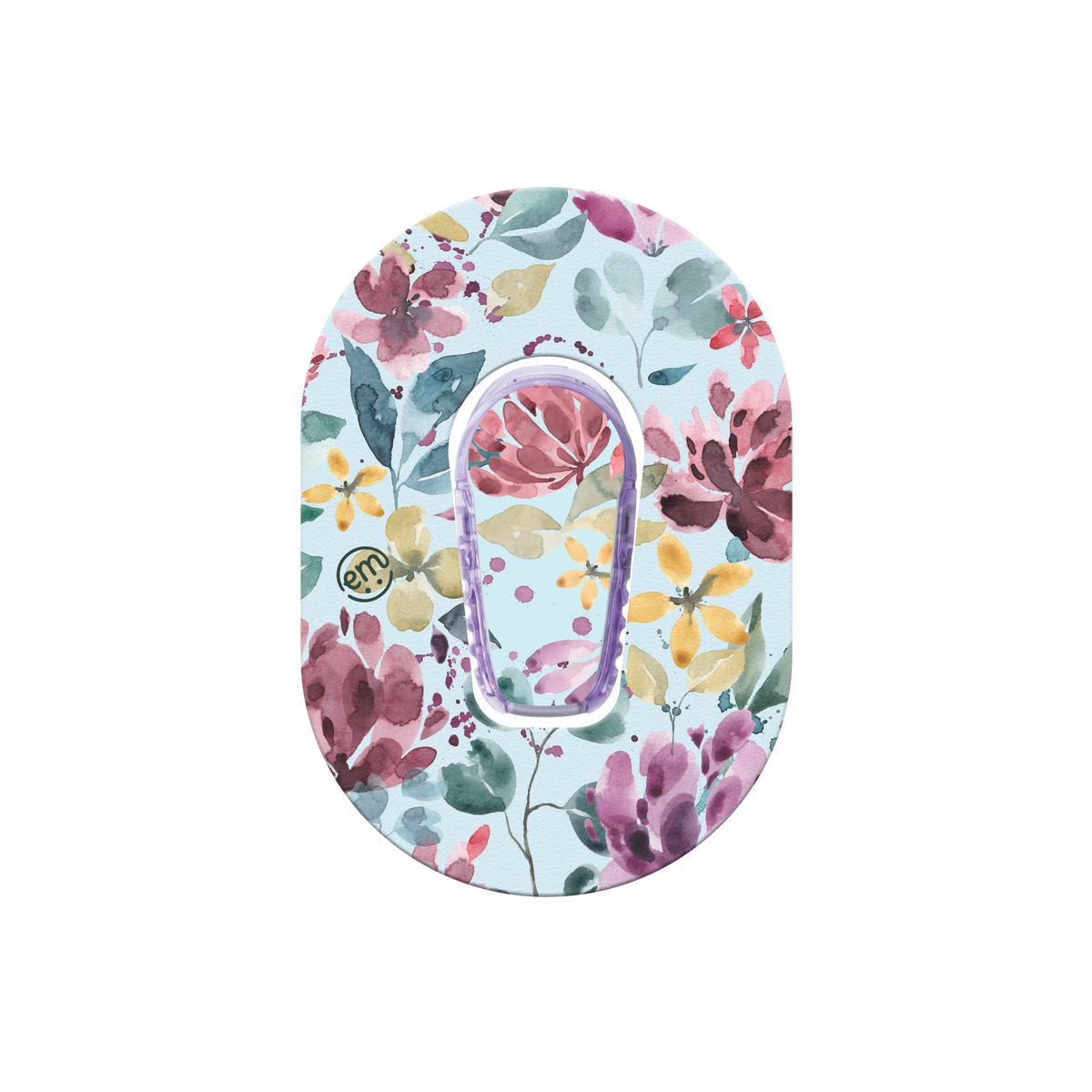 ExpressionMed Mini Botanical Blooms Adhesive Patch Dexcom G6/One