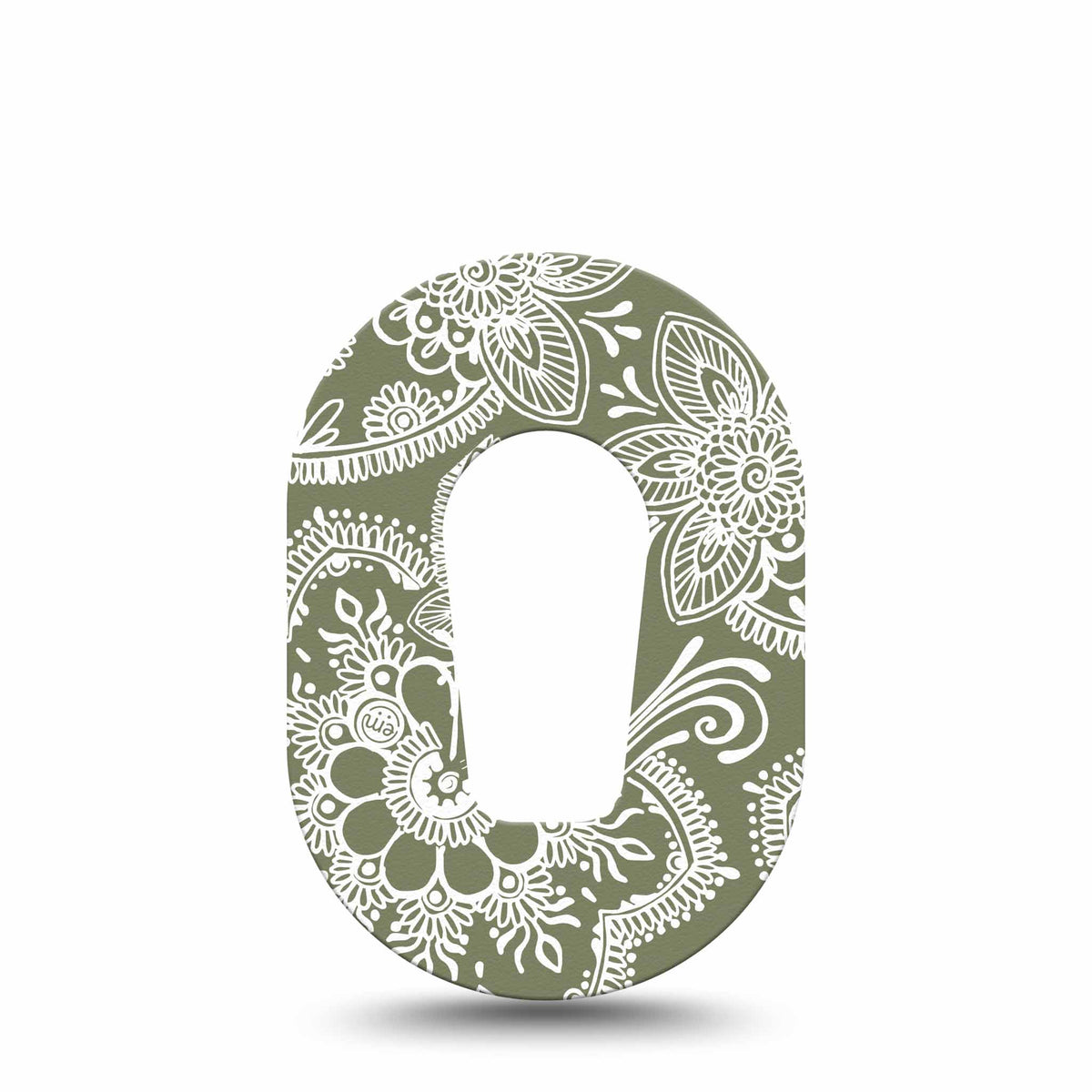 ExpressionMed Mini Olive Henna Adhesive Patch Dexcom G6/One