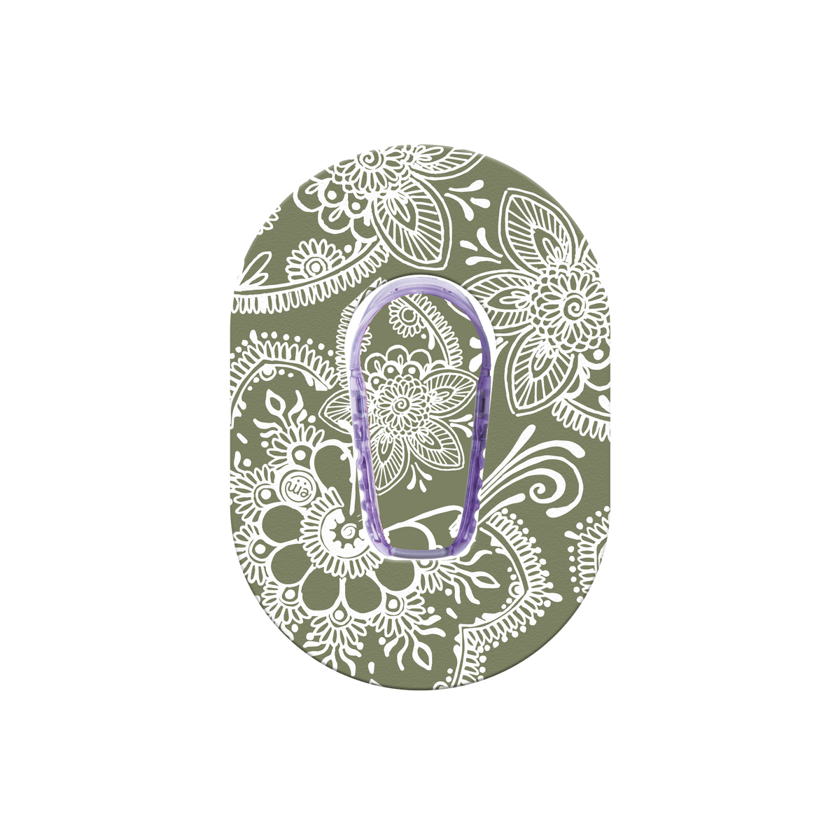 ExpressionMed Mini Olive Henna Adhesive Patch Dexcom G6/One