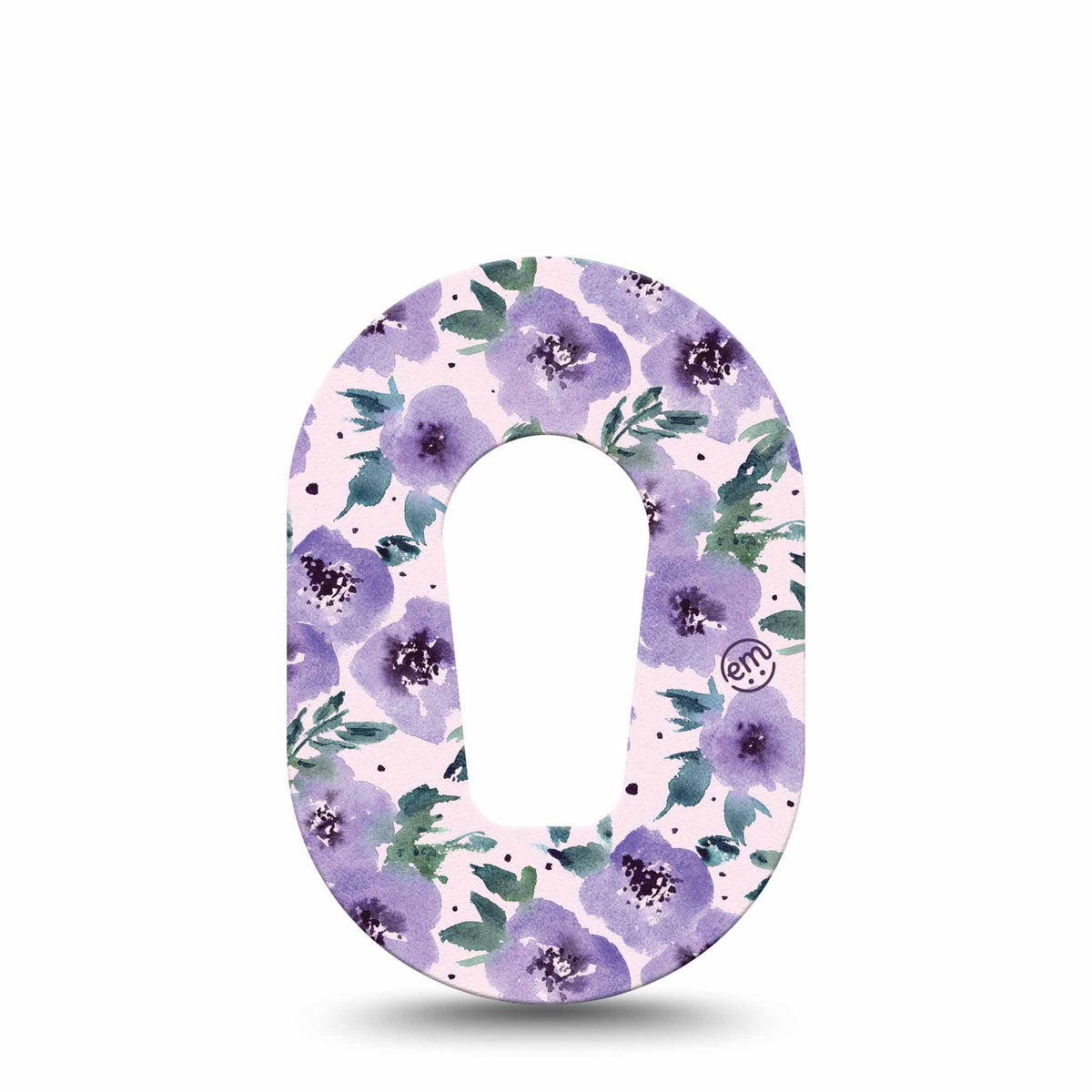 ExpressionMed Mini Flowering Amethyst Adhesive Patch Dexcom G6/One