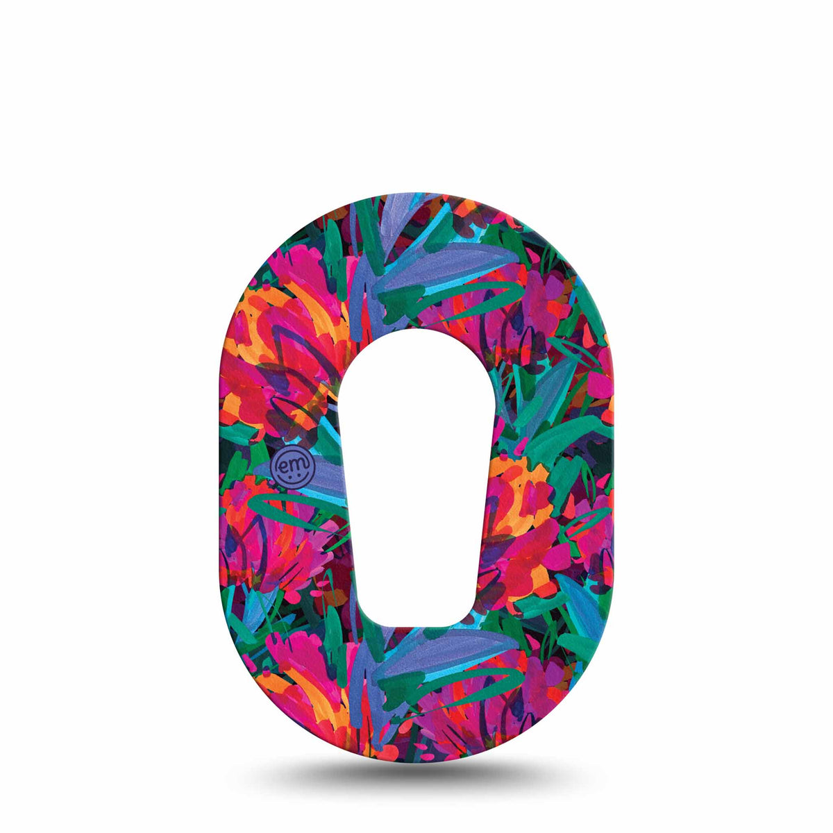 ExpressionMed Mini Bold Petals Adhesive Patch Dexcom G6/One