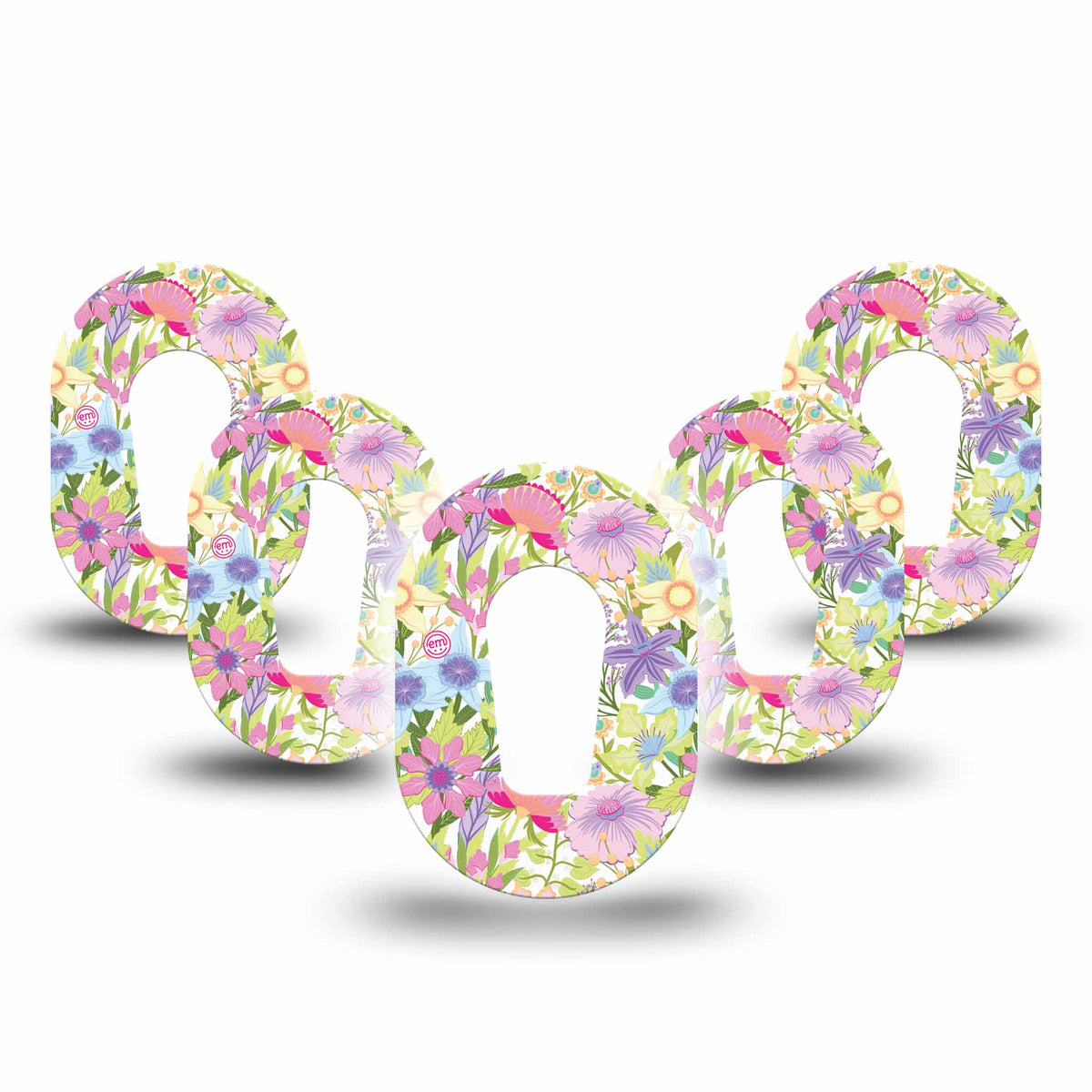 ExpressionMed Mini Fantasy Florals Adhesive Patch Dexcom G6/One