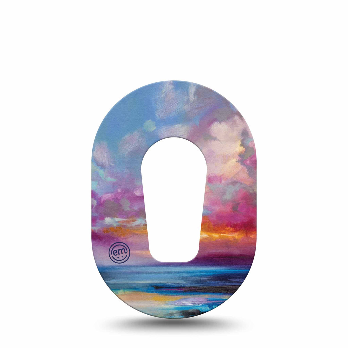 ExpressionMed Mini Painted Skies Adhesive Patch Dexcom G6/One