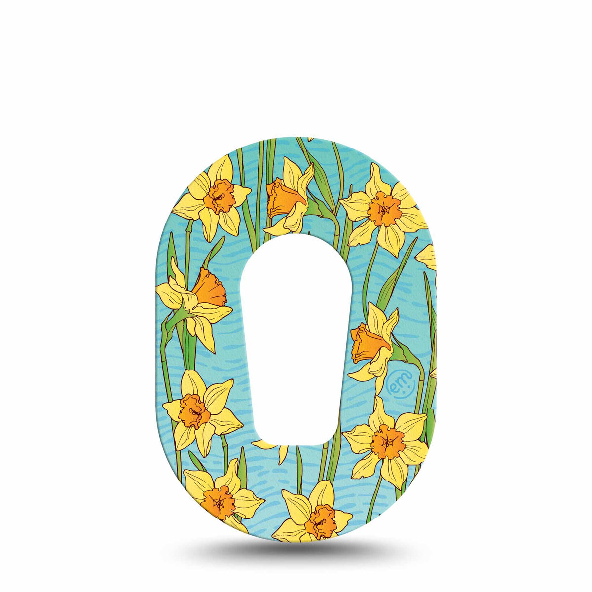 ExpressionMed Mini Daffodils Adhesive Patch Dexcom G6/One