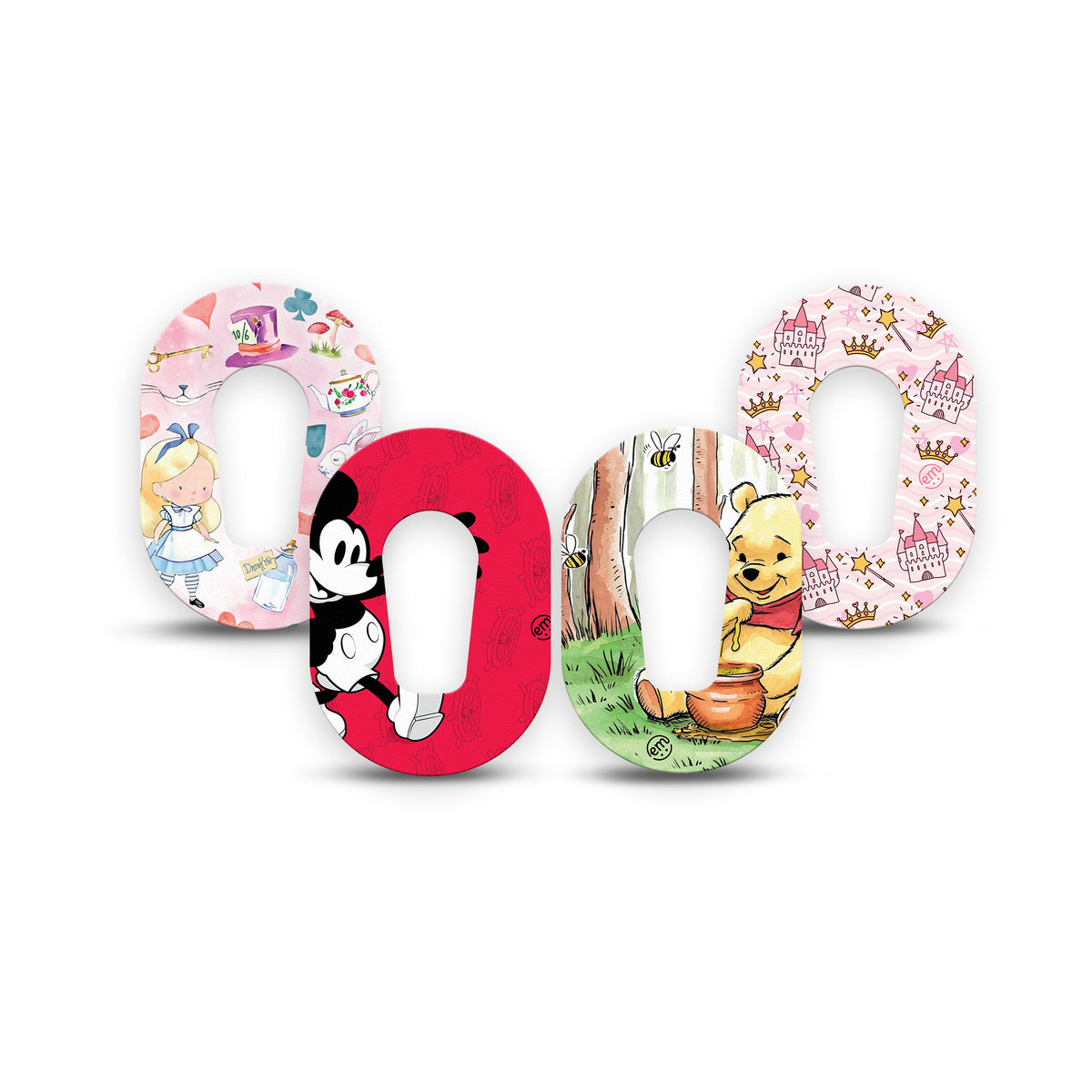 ExpressionMed Mini Storybook Magic Variety 4 Patch Pack Dexcom G6/One