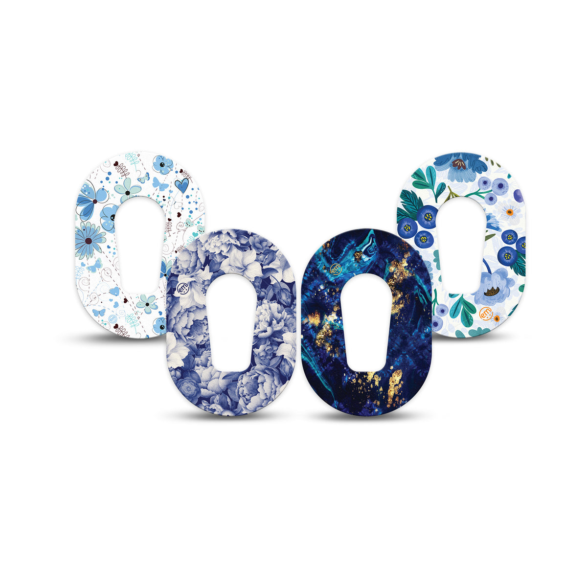 ExpressionMed Mini Cerulean Dream Variety 4 Patch Pack Dexcom G6/One