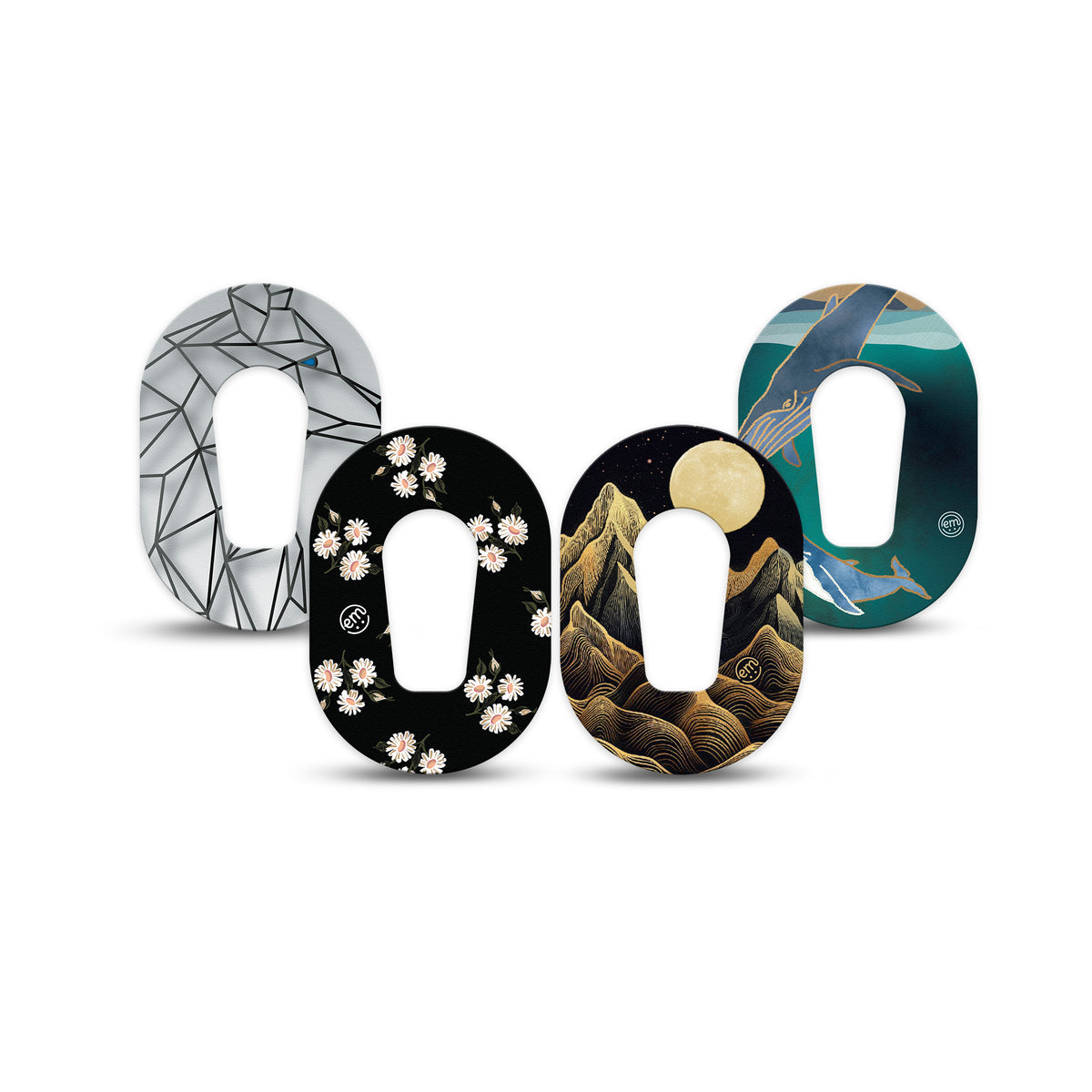 ExpressionMed Mini Wild & Wonder Variety 4 Patch Pack Dexcom G6/One