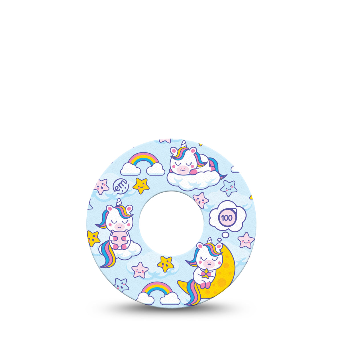 ExpressionMed Sleeping Unicorns Adhesive Patch Infusion Set