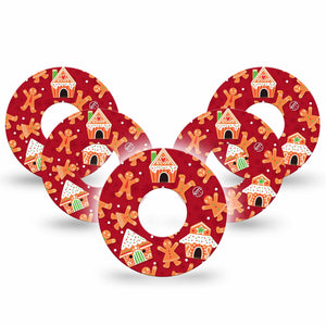 ExpressionMed Gingerbread Fun Adhesive Patch Infusion Set