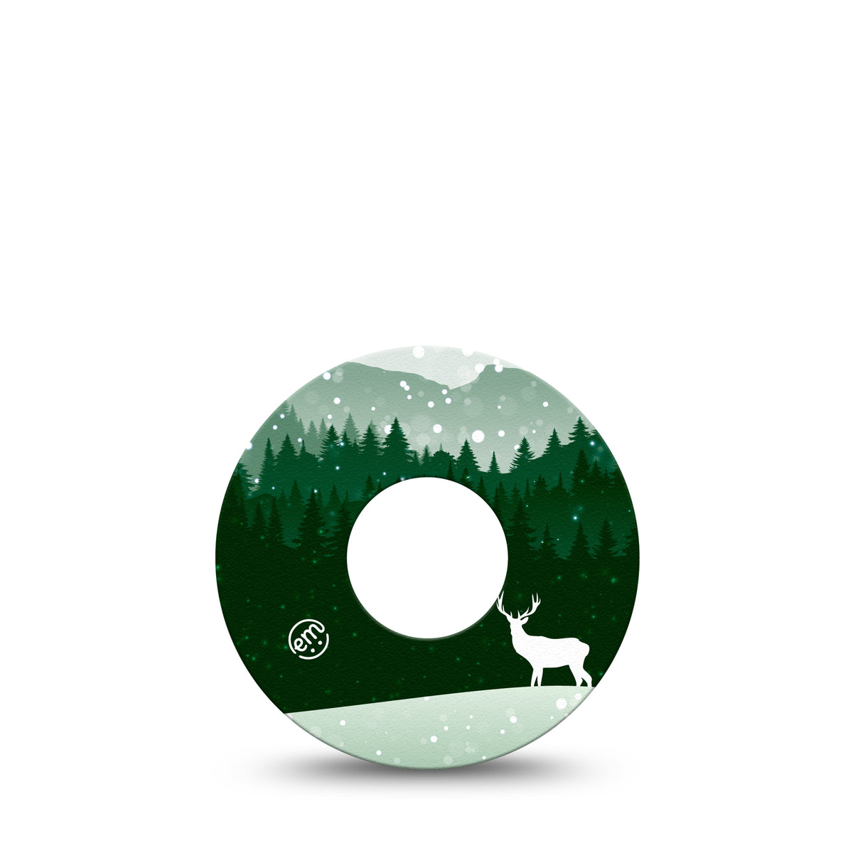 ExpressionMed Winter Wonderland Adhesive Patch Infusion Set