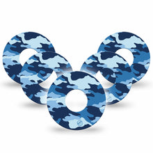 ExpressionMed Blue Camo Adhesive Patch Infusion Set