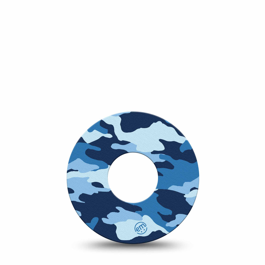 ExpressionMed Blue Camo Adhesive Patch Infusion Set