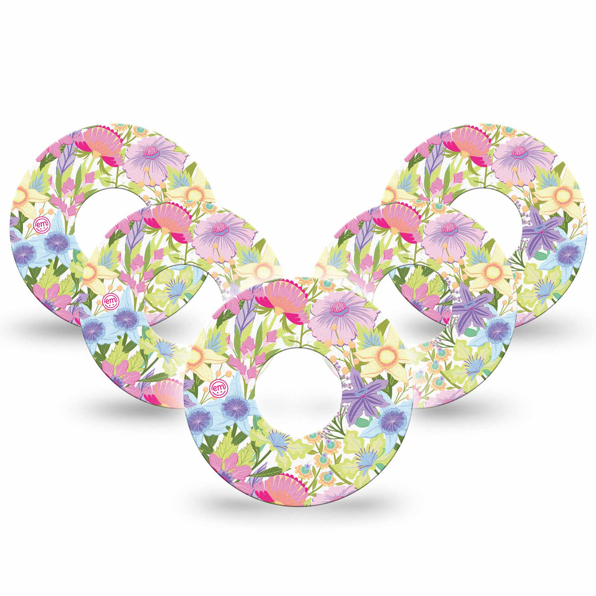 ExpressionMed Fantasy Florals Adhesive Patch Infusion Set