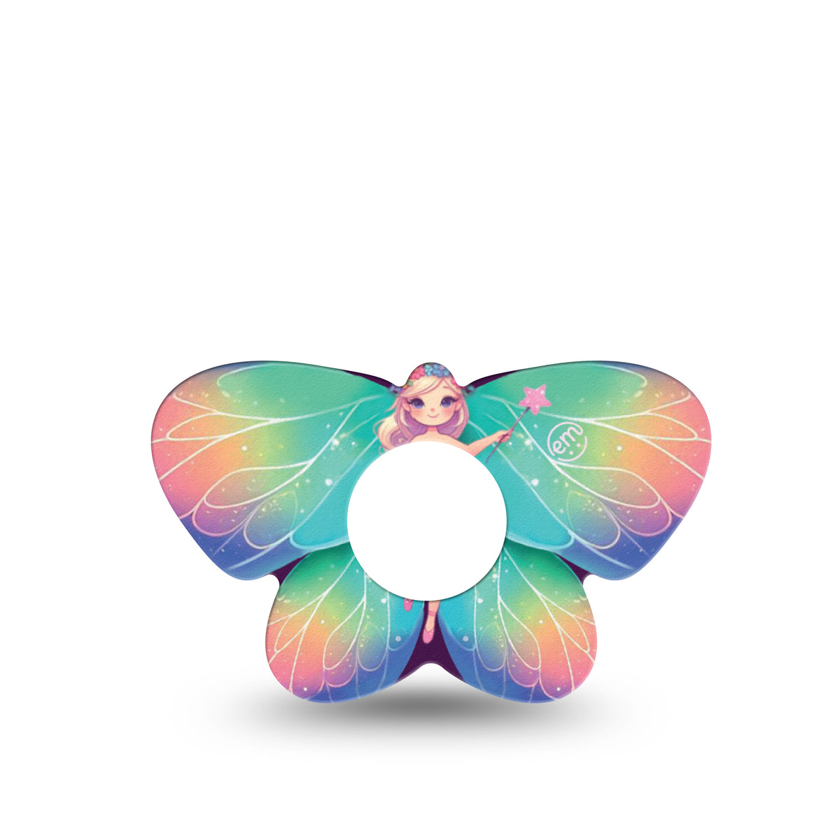 ExpressionMed Fairy Butterfly Shape Adhesive Patch Infusion Set