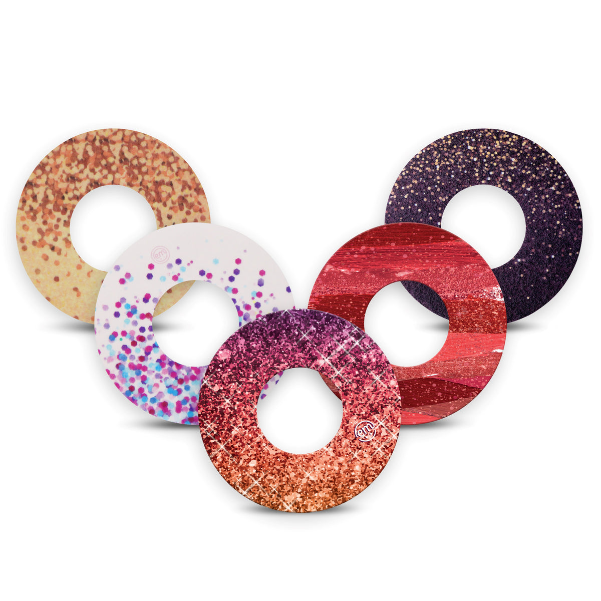 ExpressionMed Freestyle Libre 2 Shimmer & Shine Variety Patch 5 Pack