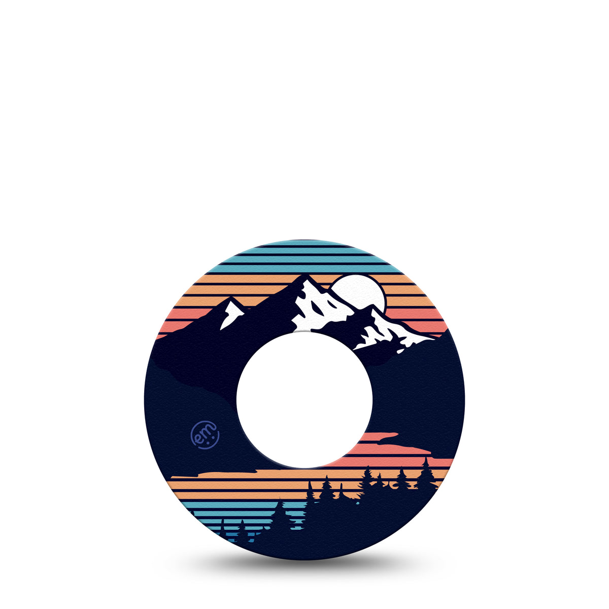 ExpressionMed Retro Mountains Adhesive Patch Freestyle Libre 2