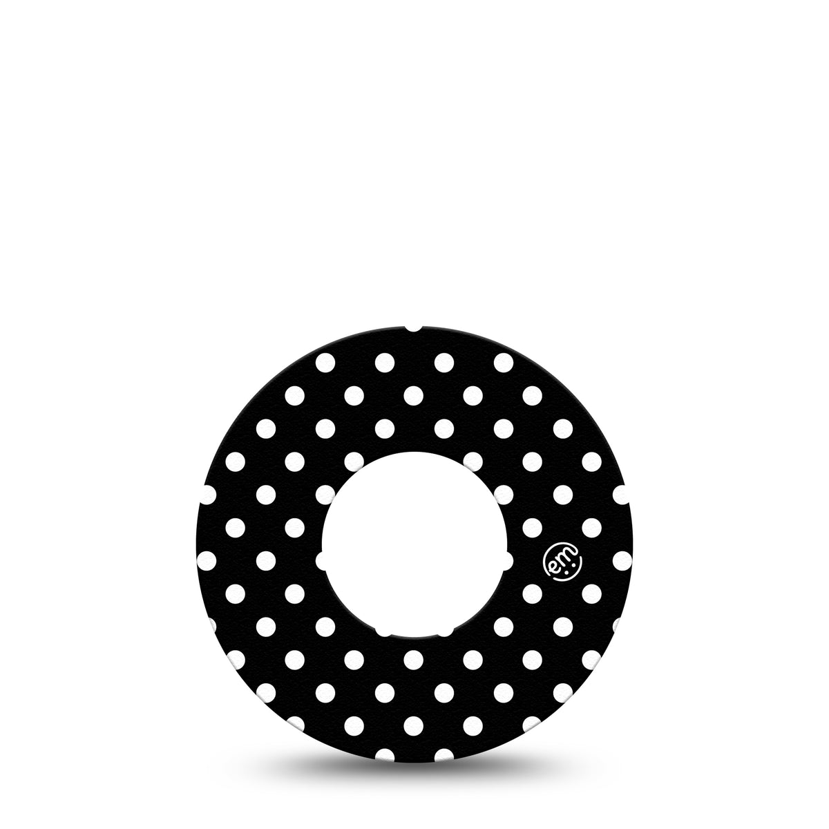 ExpressionMed Black &amp; White Polka Dot Adhesive Patch Freestyle Libre 2