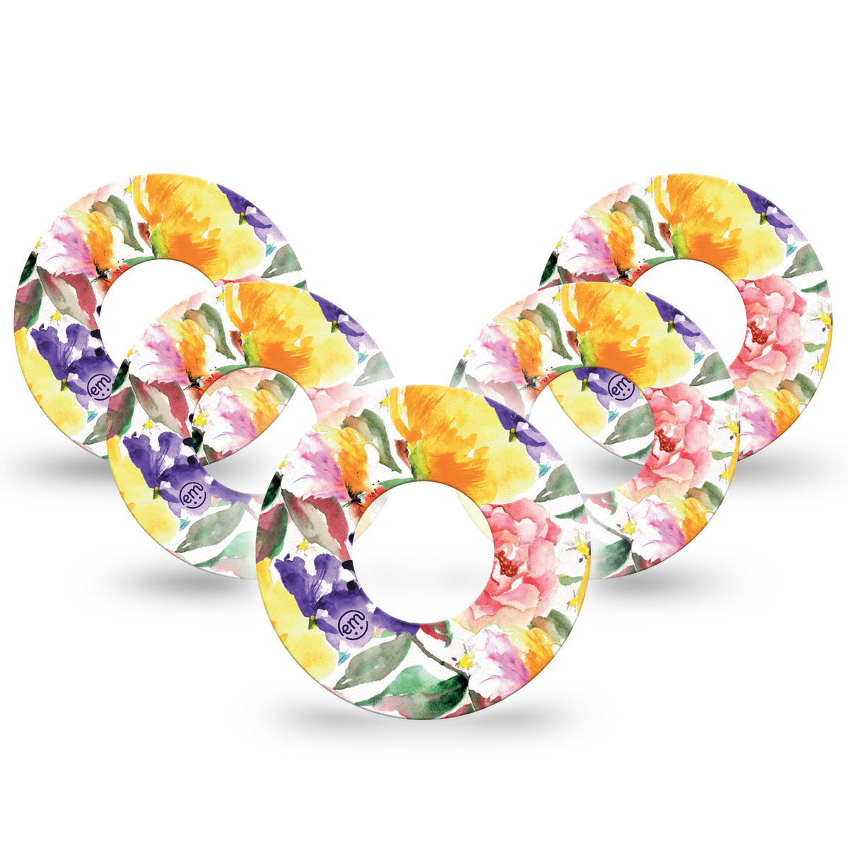 ExpressionMed Floral Art Adhesive Patch Freestyle Libre 2