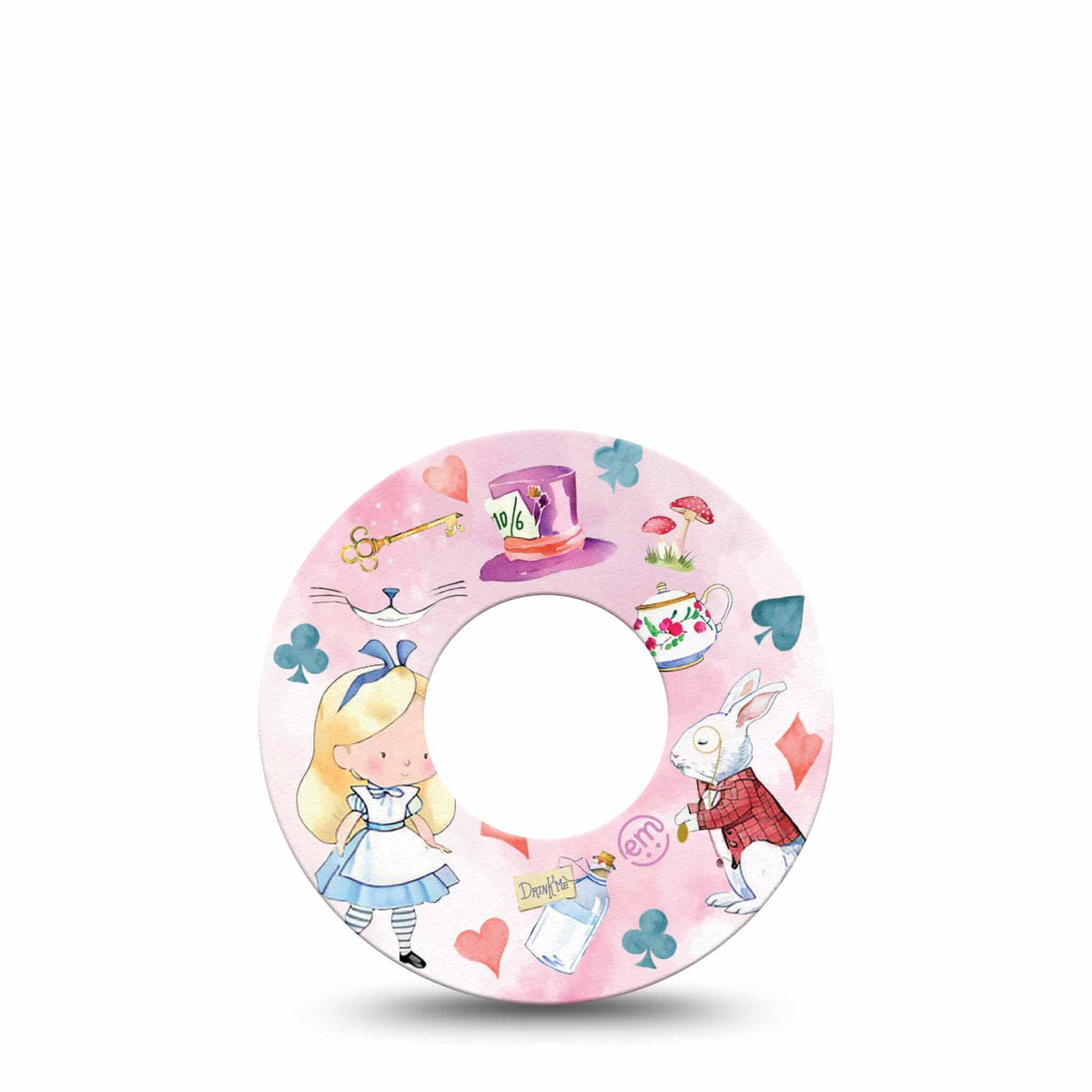 ExpressionMed Alice in Wonderland Adhesive Patch Freestyle Libre 2