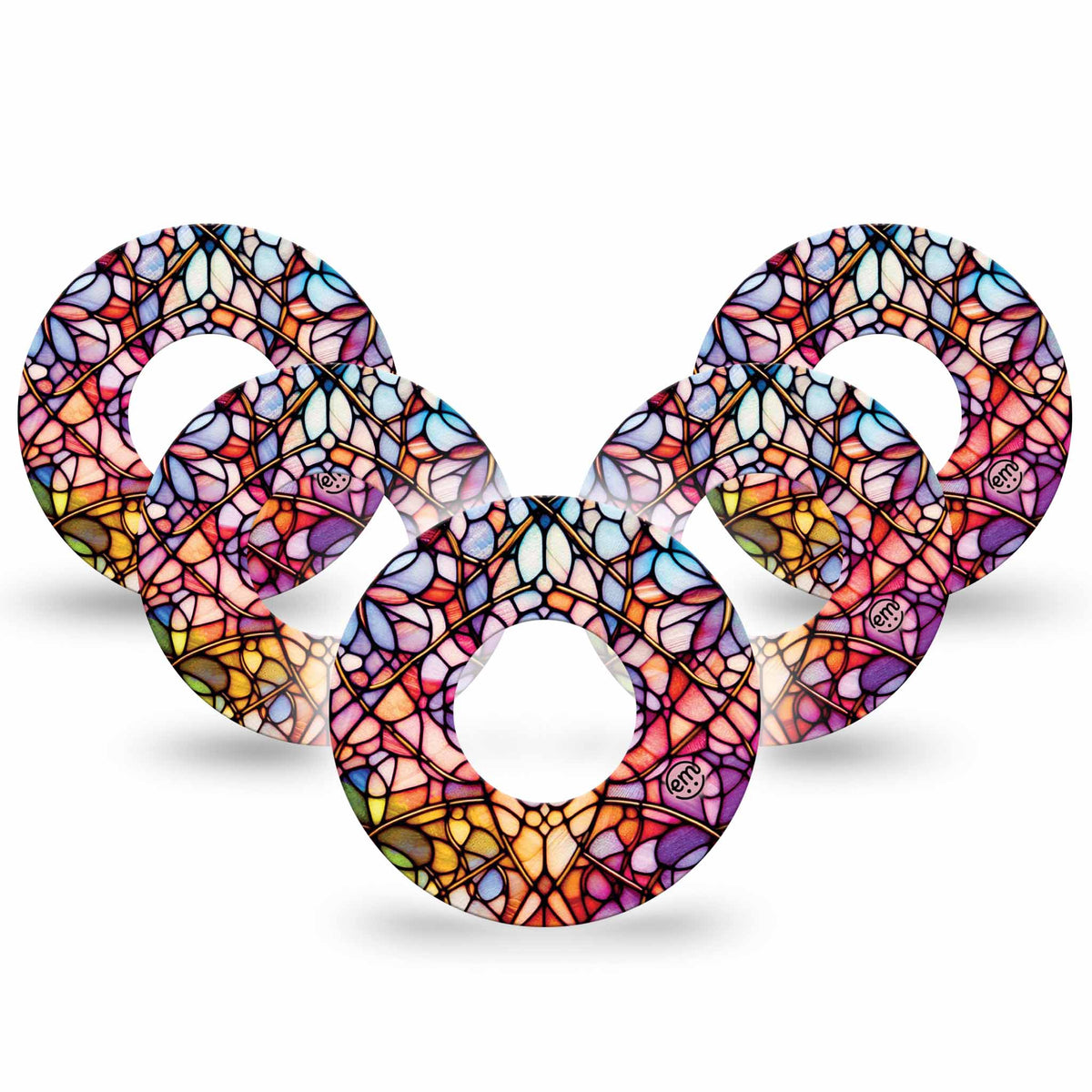 ExpressionMed Stained Glass Adhesive Patch Freestyle Libre 2