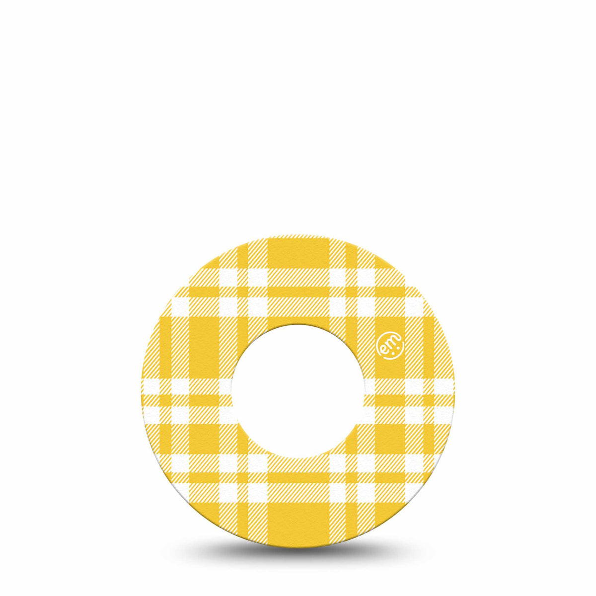 ExpressionMed Yellow Gingham Adhesive Patch Freestyle Libre 2