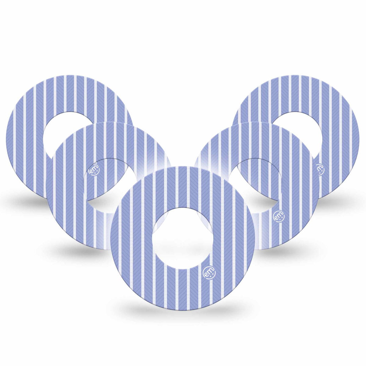 ExpressionMed Blue Stripes Adhesive Patch Freestyle Libre 2