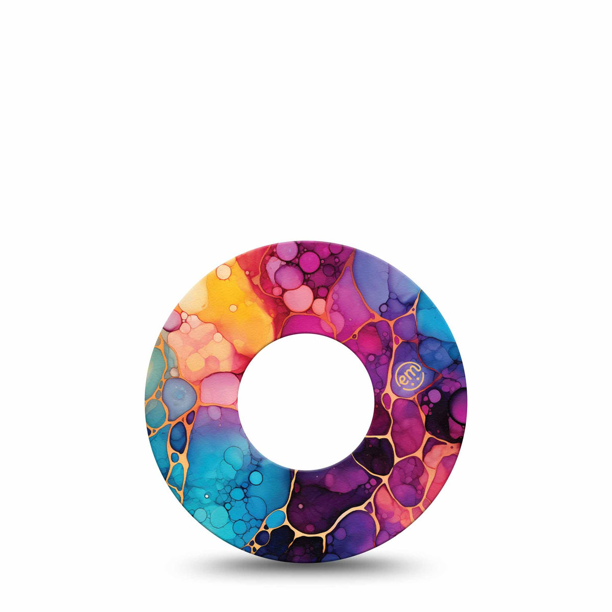 ExpressionMed Rainbow Ink Adhesive Patch Freestyle Libre 2