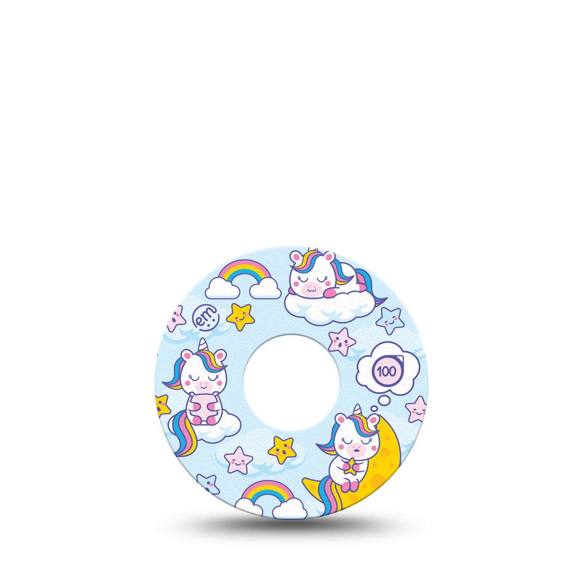 ExpressionMed Sleeping Unicorns Adhesive Patch Freestyle Libre 3