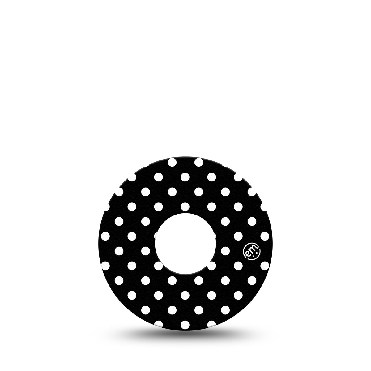 ExpressionMed Black &amp; White Polka Dot Adhesive Patch Freestyle Libre 3