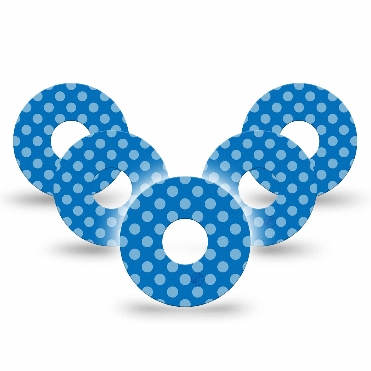 ExpressionMed Blue Polka Dots Adhesive Patch Freestyle Libre 3