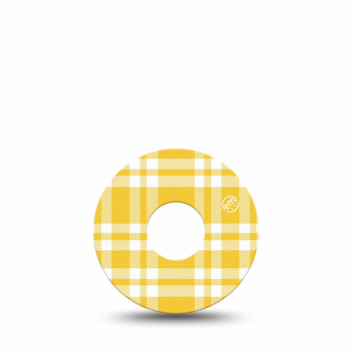 ExpressionMed Yellow Gingham Adhesive Patch Freestyle Libre 3