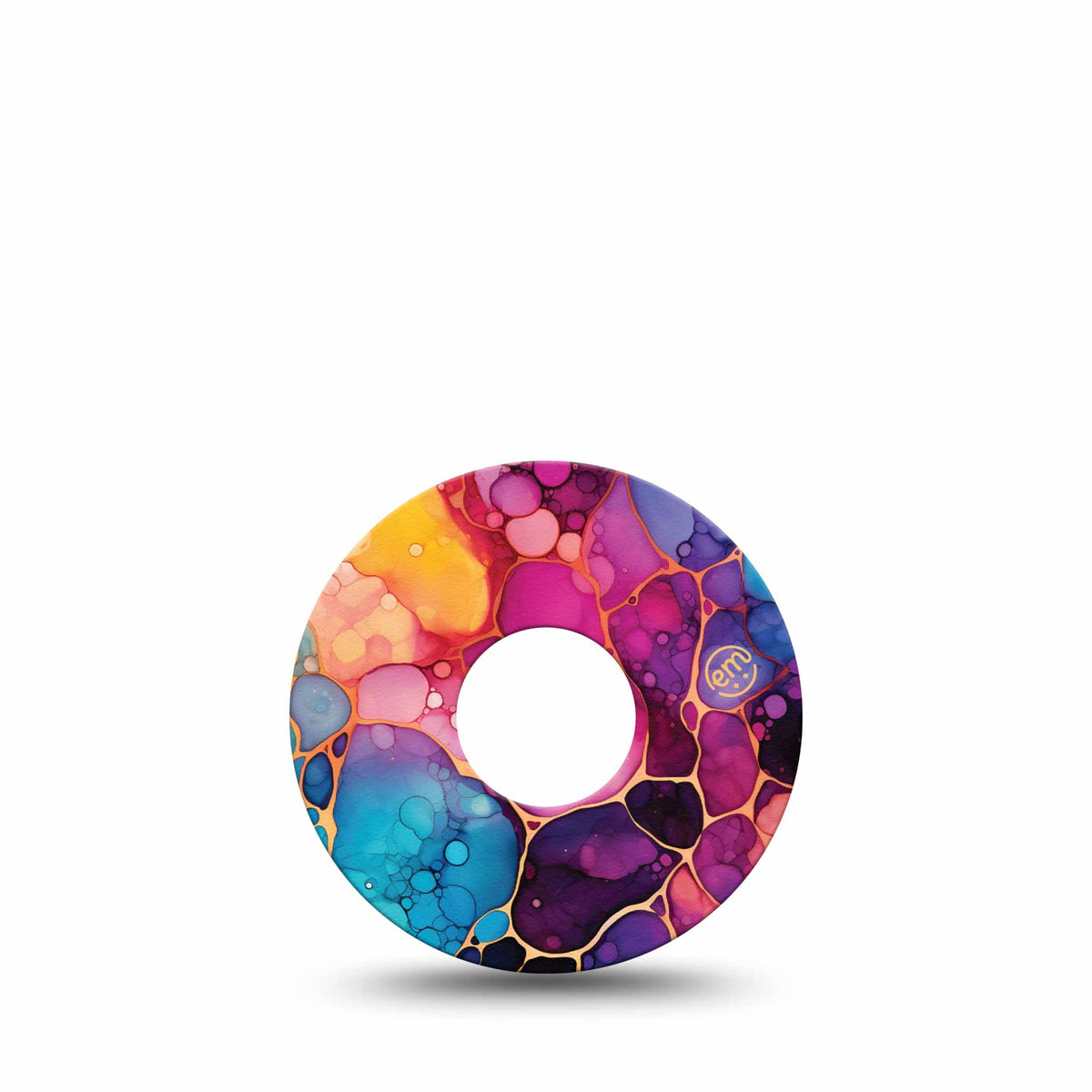 ExpressionMed Rainbow Ink Adhesive Patch Freestyle Libre 3
