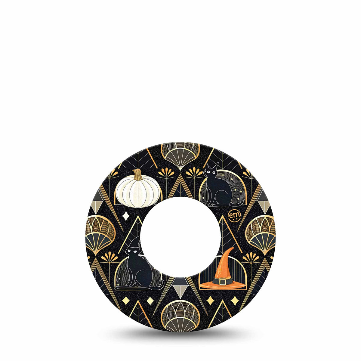 ExpressionMed Art Deco Halloween Adhesive Patch Freestyle Libre 2