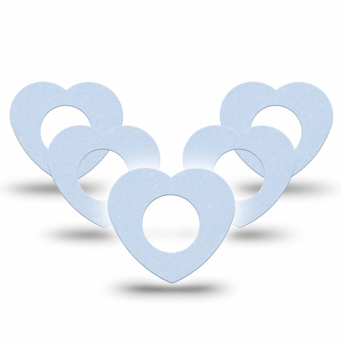 ExpressionMed Light Wash Jeans Heart Shaped Adhesive Patch Freestyle Libre 2