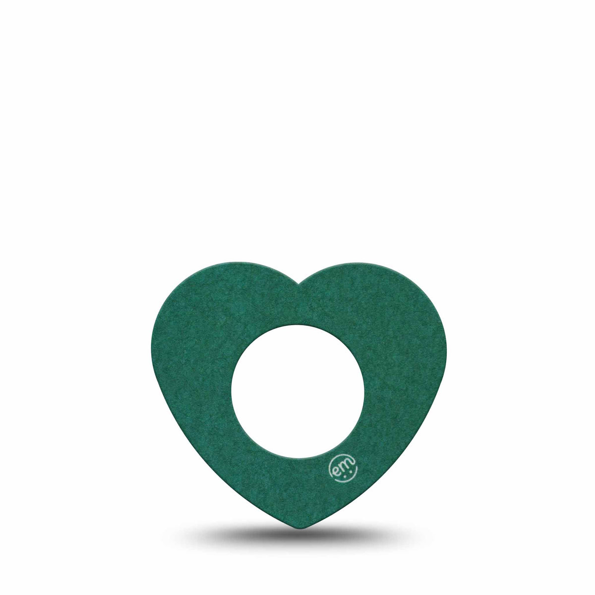ExpressionMed Forest Green Heart Shaped Adhesive Patch Freestyle Libre 2