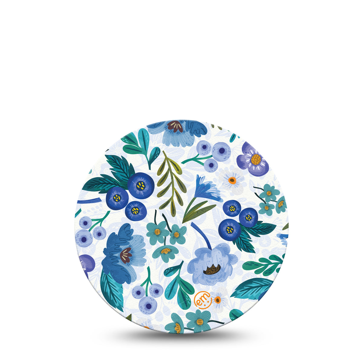 ExpressionMed OverPatch Blue Anemone Adhesive Patch Freestyle Libre 2 or 3