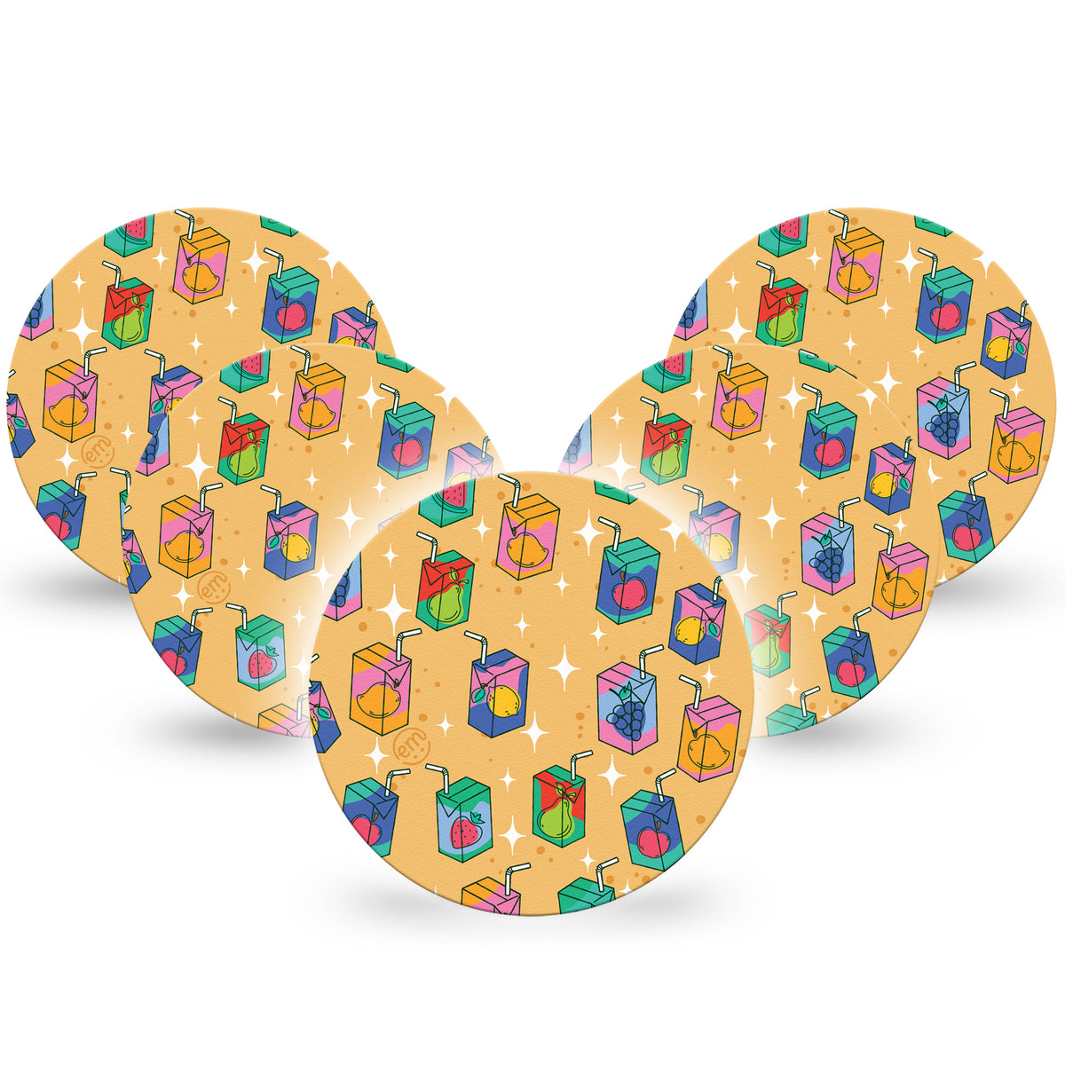 ExpressionMed OverPatch Juicebox Adhesive Patch Freestyle Libre 2 or 3