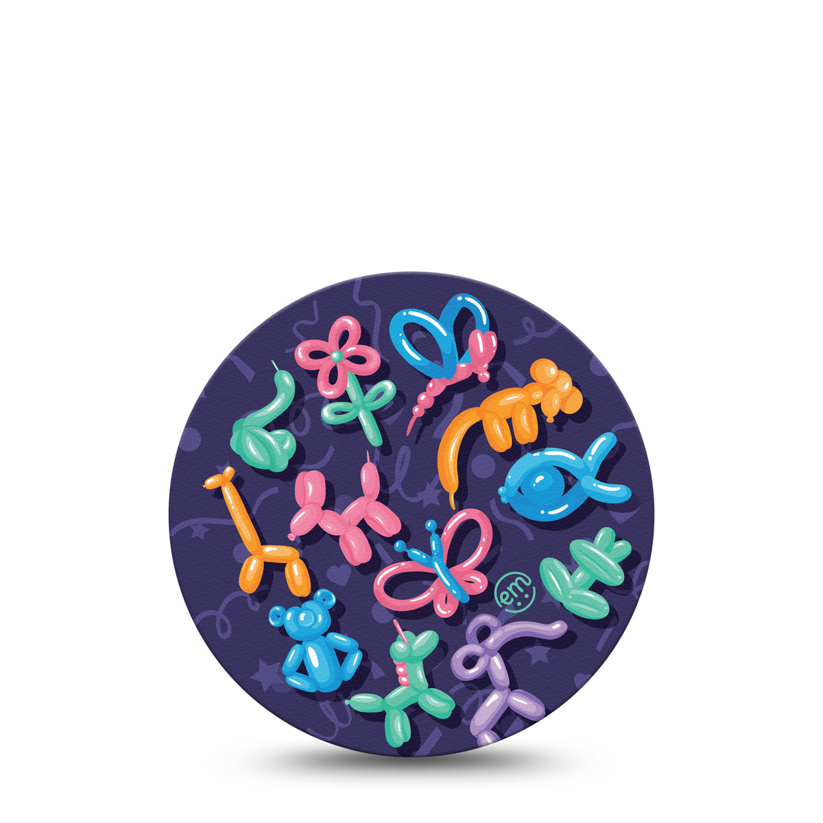 ExpressionMed OverPatch Balloon Animals Adhesive Patch Freestyle Libre 2 or 3