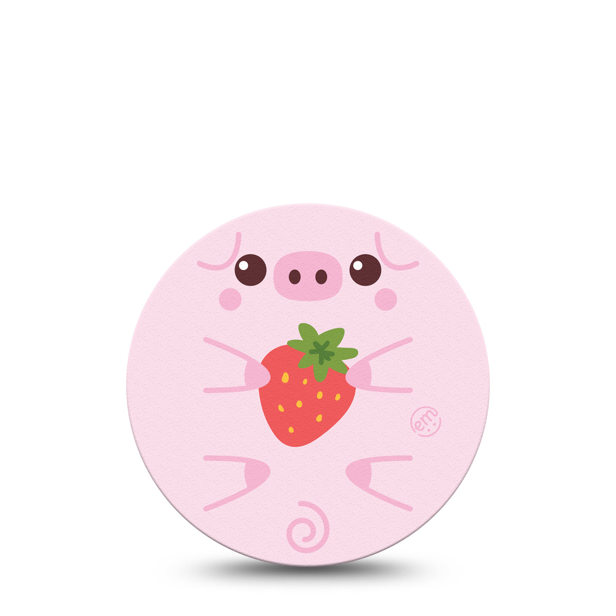 ExpressionMed OverPatch Strawberry Piglet Adhesive Patch Freestyle Libre 2 or 3