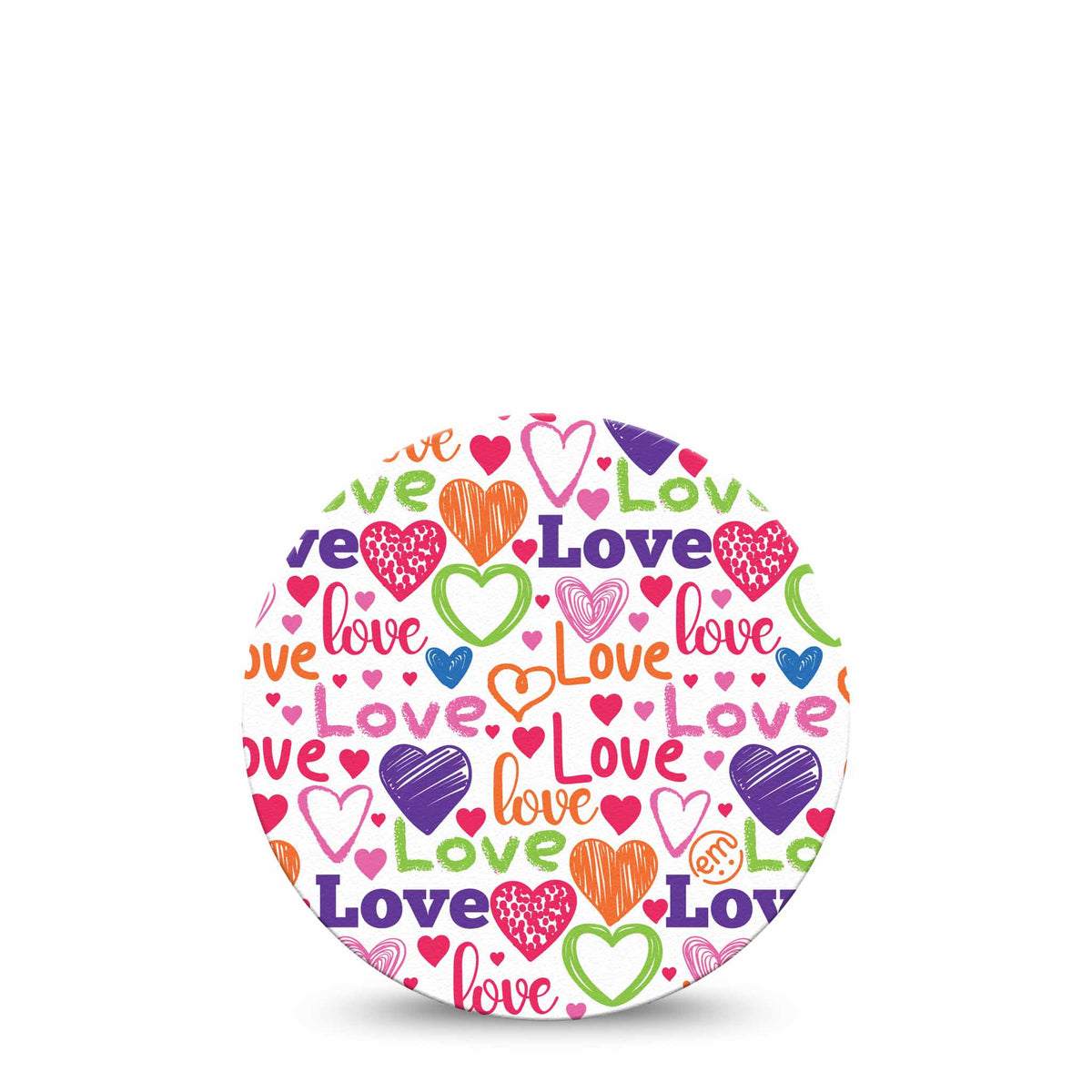 ExpressionMed OverPatch Abundance of Love Adhesive Patch Freestyle Libre 2 or 3