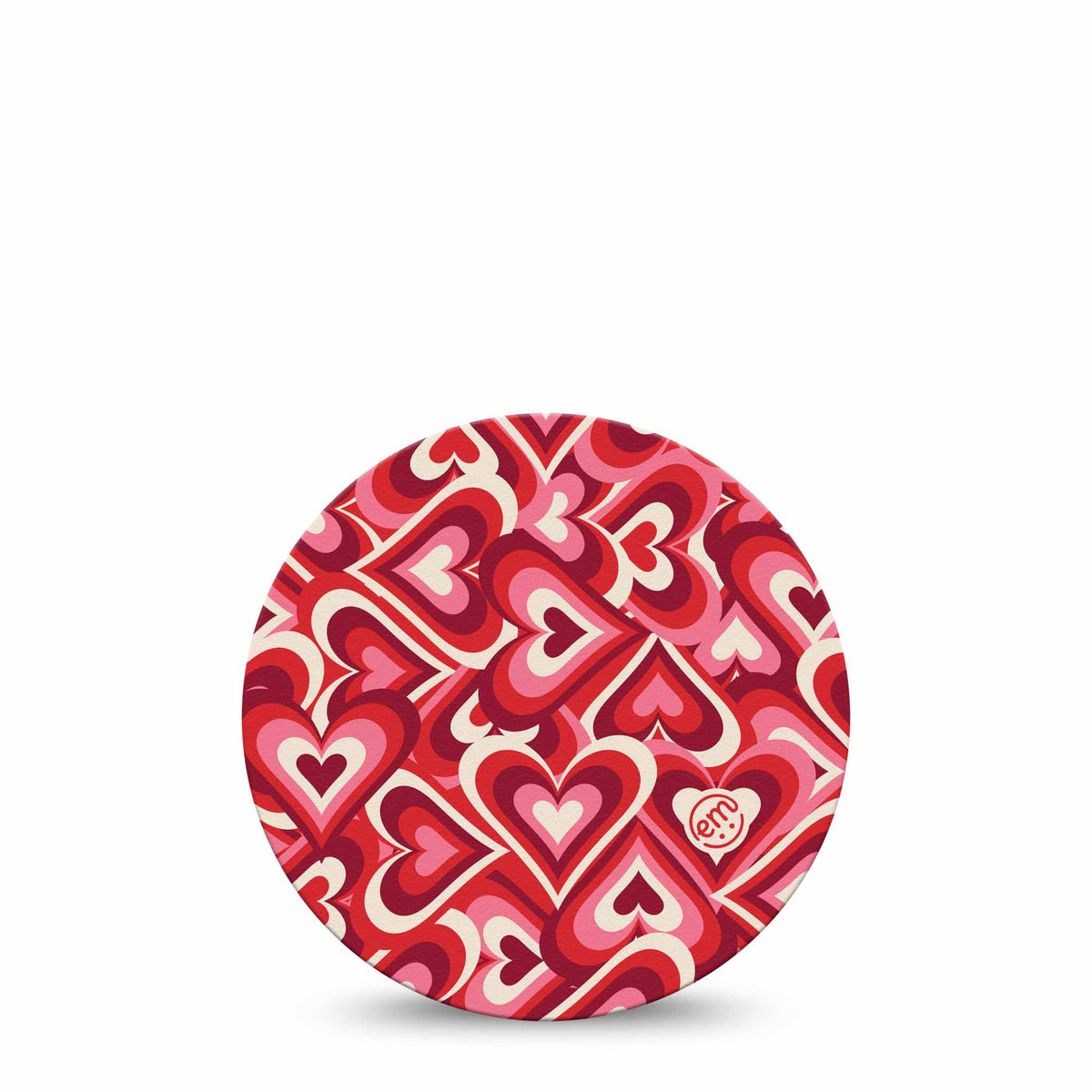 ExpressionMed OverPatch Valentine Hearts Adhesive Patch Freestyle Libre 2 or 3