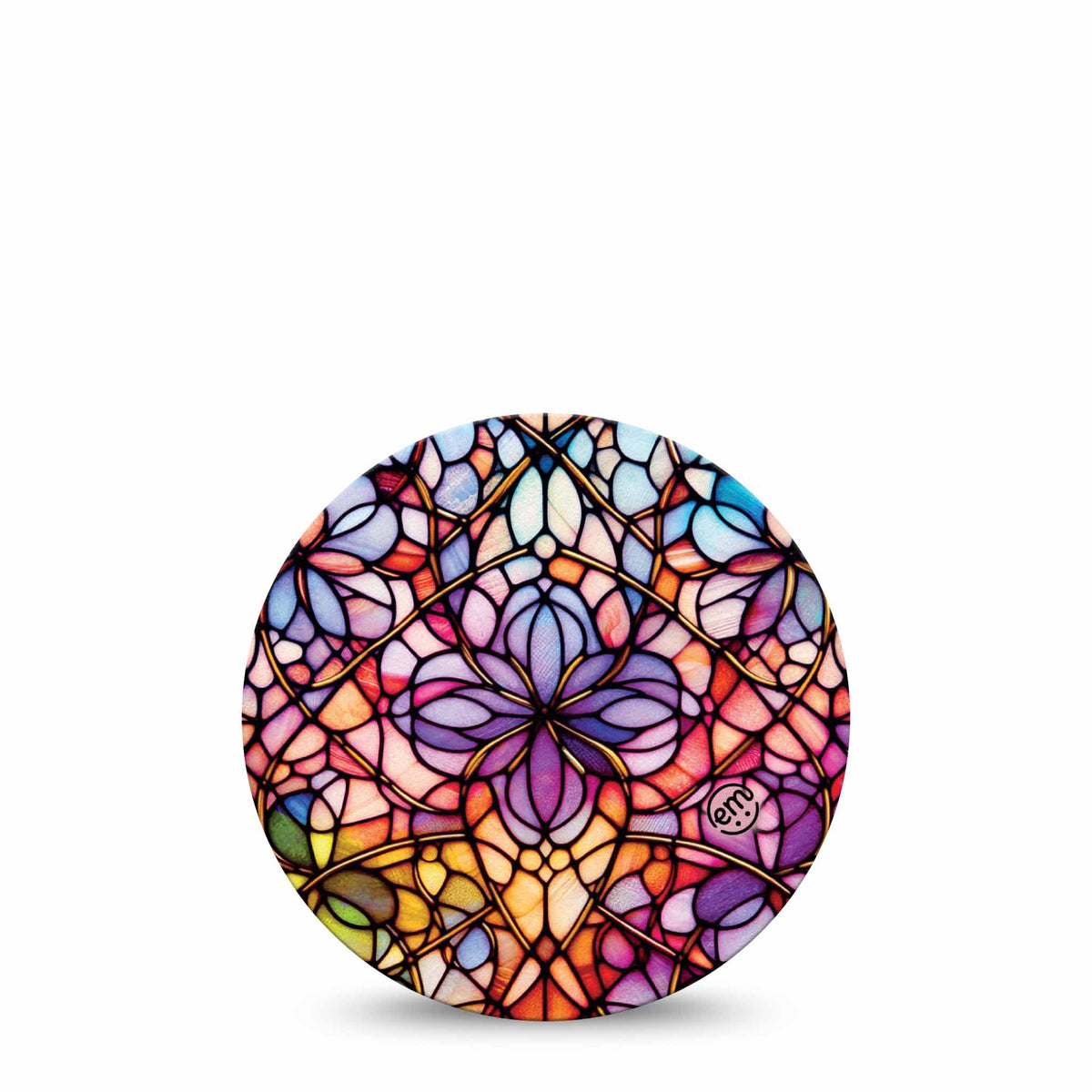 ExpressionMed OverPatch Stained Glass Adhesive Patch Freestyle Libre 2 or 3