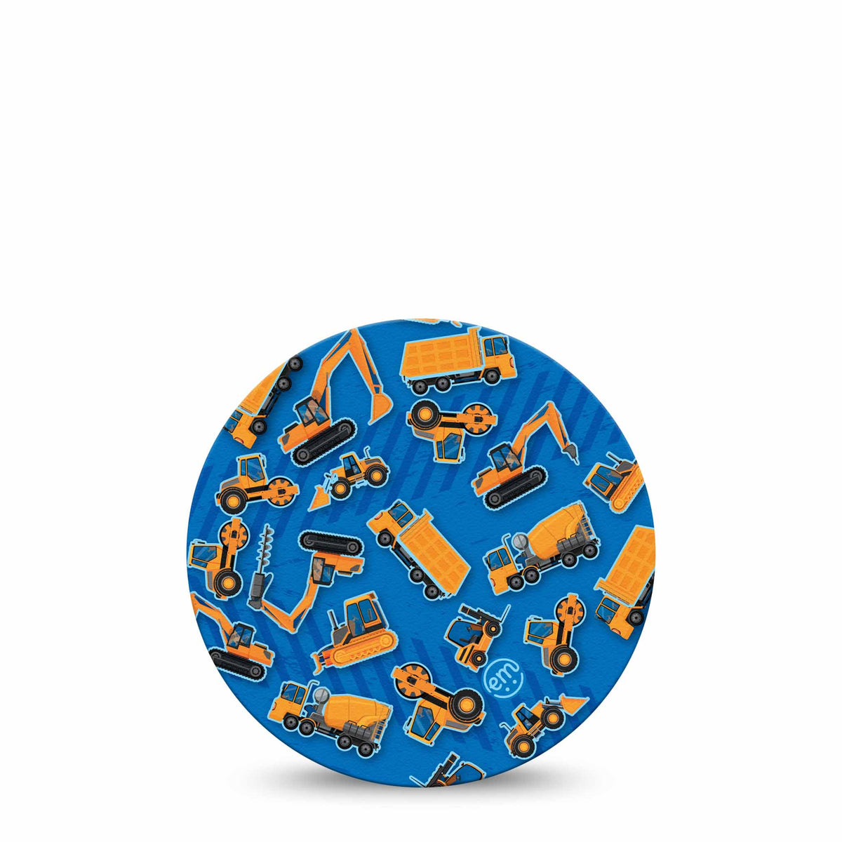 ExpressionMed OverPatch Construction Trucks Adhesive Patch Freestyle Libre 2 or 3