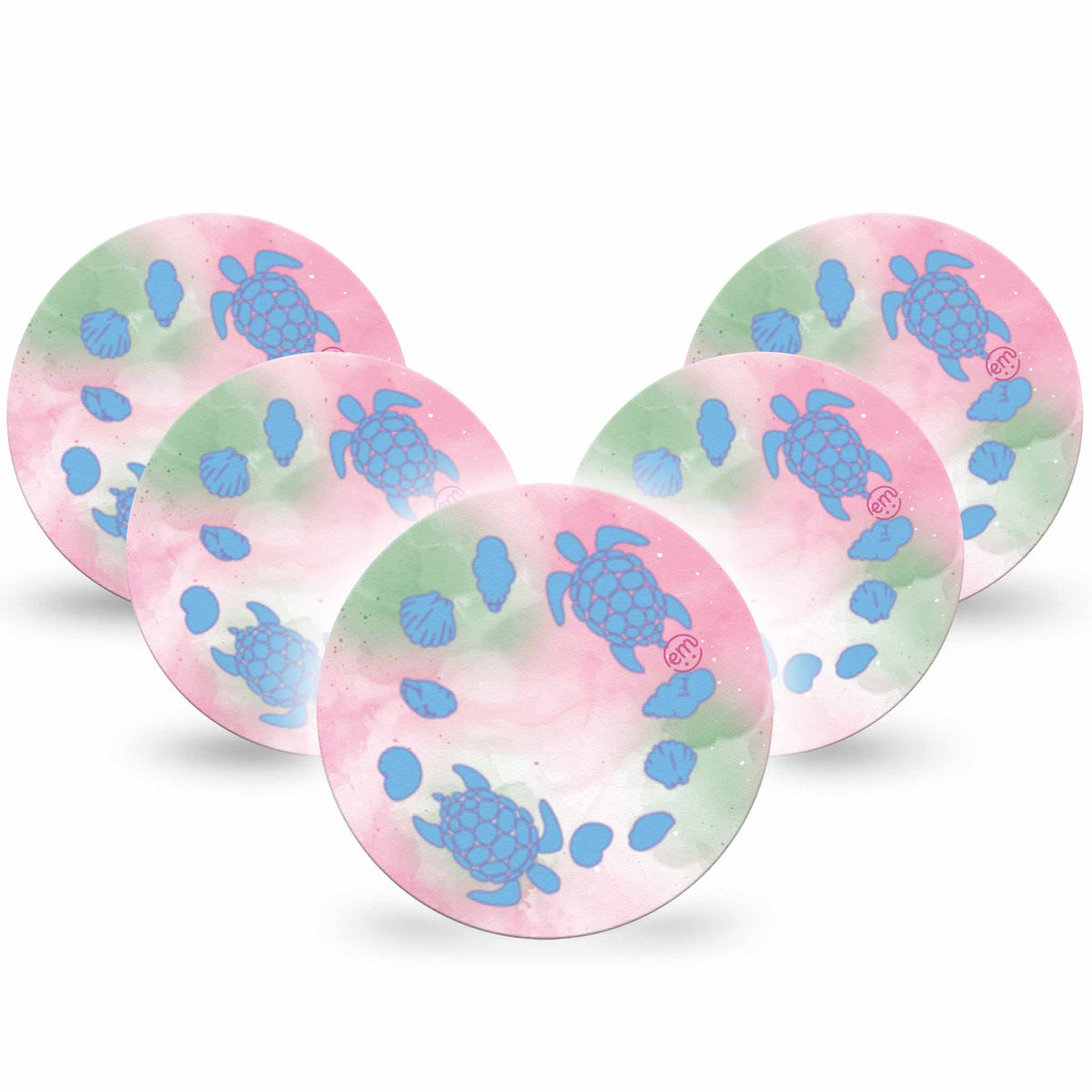 ExpressionMed OverPatch Turtley One-derful Adhesive Patch Freestyle Libre 2 or 3